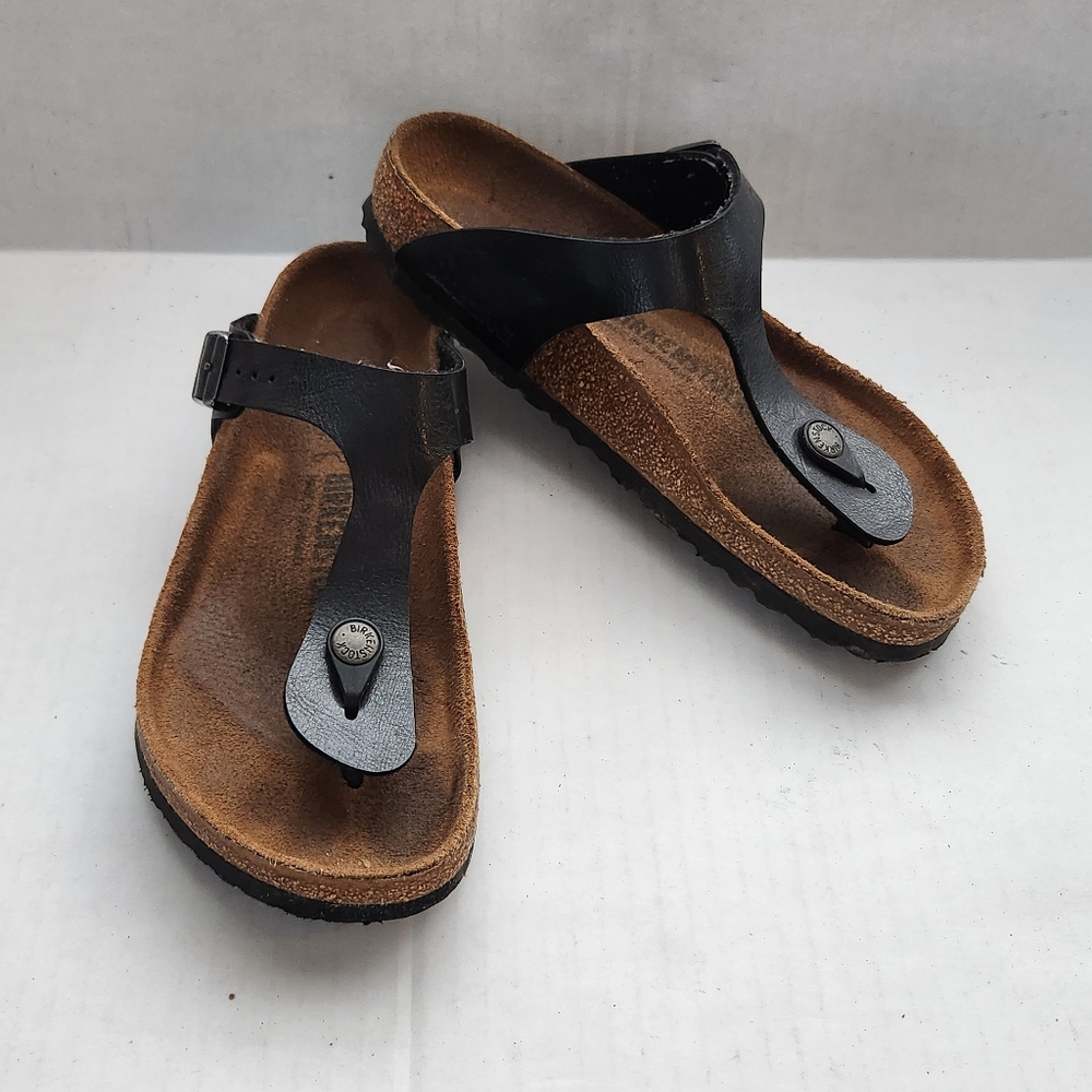 Birkenstock Black and Brown Sandals